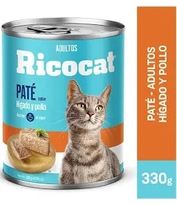 PATE RICOCAT ADULTO SURTIDO 330G