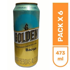 CERVEZA GOLDEN EN LATA 473 ML