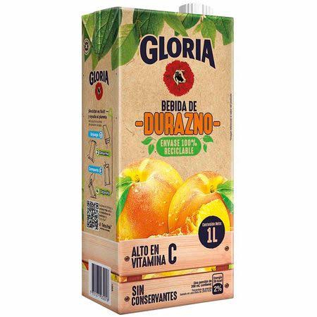 JUGO DE DURAZNO GLORIA 1L