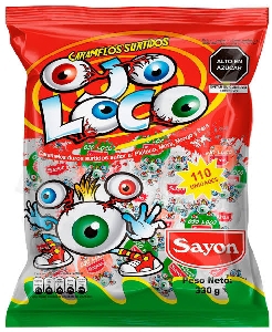 CARAMELO OJO LOCO, PERITAS, CHICHA