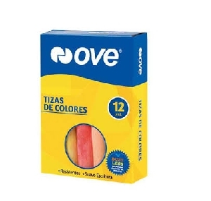 TIZAS DE COLORES X 12UND