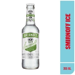 SMIRNOFF VODKA GREEN APPLE BITE BOTELLA 355ML