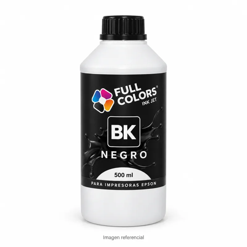 TINTA FULL COLORS EPSON X 500 ML NEGRO
