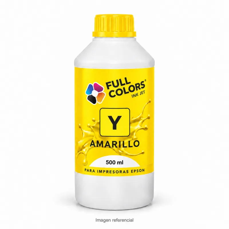 TINTA FULL COLORS EPSON X 500 ML AMARILLO