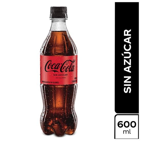 COCA COLA SIN AZUCAR 600ML