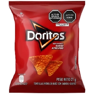 DORITOS SABOR A QUESO ATREVIDO 21G