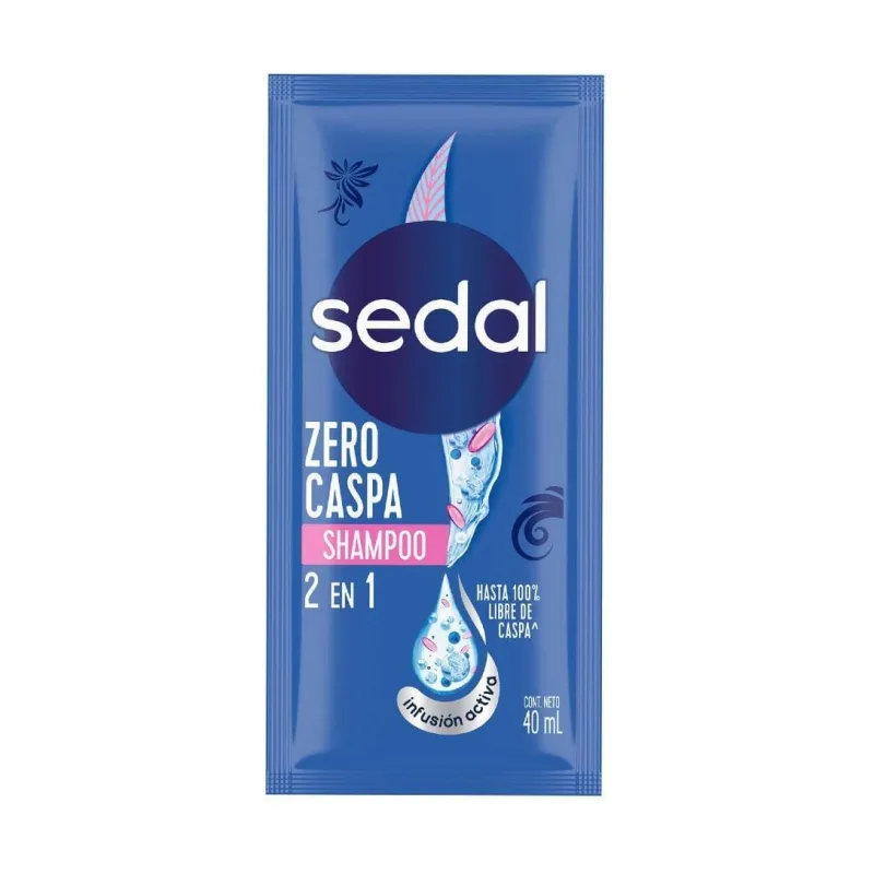 SEDAL ZERO  CASPA 2 EN 1 40ML