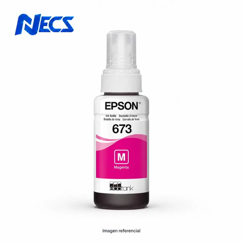 TINTA EPSON T673320, 673M, MAGENTA, 70 ML