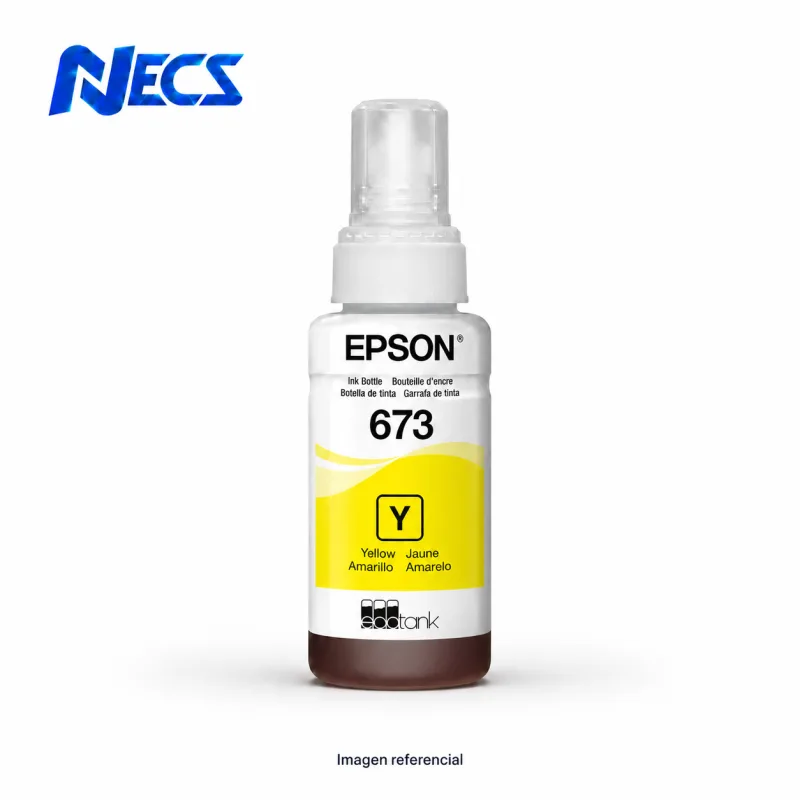 TINTA EPSON T673420, 673Y, AMARILLO, 70 ML