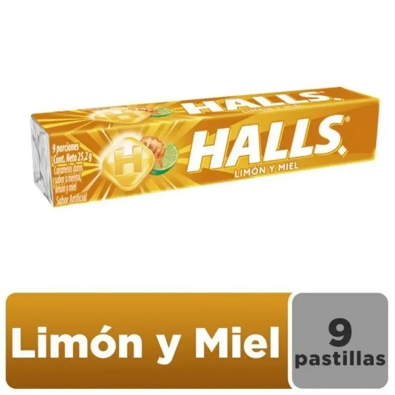 Hall barra limon y miel 25.65 g