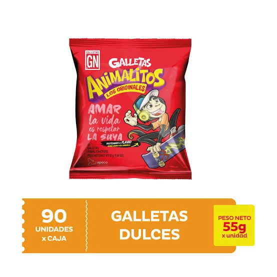 ANIMALITOS GALLETAS DULCES GN 55G