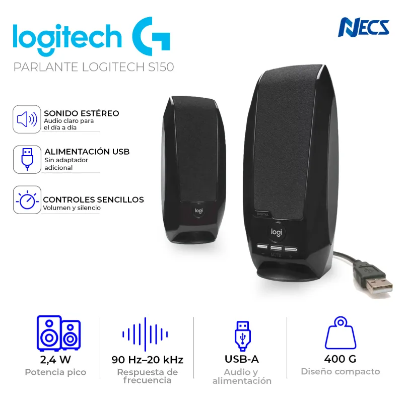PARLANTE LOGITECH S150 2.4W