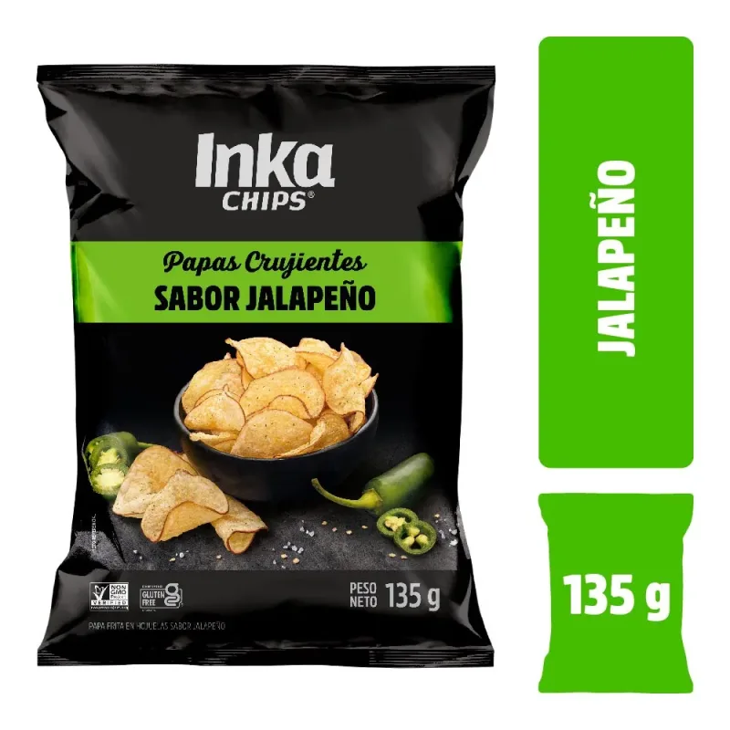 INKA CHIPS JALAPEÑO 135G